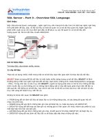SQL Server - Part 3 - Overview SQL Language potx