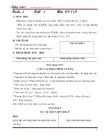 GIÁO ÁN HÓA HỌC LỚP 9