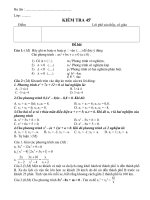 kiểm tra chương IV đại 9