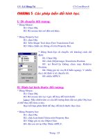 Giáo trình CorelDraw 8 - Chương 5 ppt