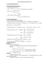 Bài tập phương trình vô tỷ