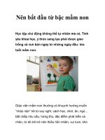 Nên bắt đầu từ bậc mầm non doc