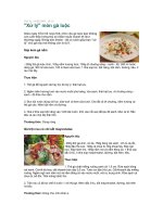 Các món ăn từ thịt Gà.ppt