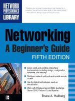 Networking: A Beginner’s Guide Fifth Edition- P1 potx
