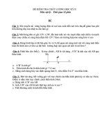 ĐÊ KIỂM TRA HỌC KỲ II LÝ 9