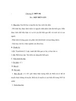 Giáo án Sinh học 9 - ĐỘT BIẾN GEN doc