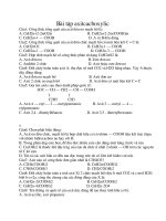 tai lieu on thi tot nghiep hoa 12 hay