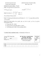 Kiem tra HK2 Toan 11-CB