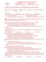 De va dap an thu DH - 2