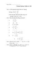 On tap kiem tra chuong 1-DS 7