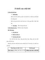 Giáo án Hoá 8 - Tỉ khối của chất khí pps