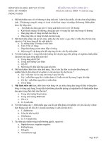 Đề kiểm tra vi sinh lâm sàng potx