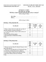 Tự đánh giá kết quả thực hiện cuộc vận động