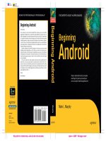 Beginning Android potx