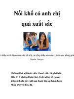 Nỗi khổ có anh chị quá xuất sắc ppsx