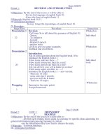 GIÁO ÁN TA 11 CƠ BẢN