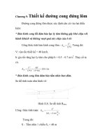 thiết kế tổng thể nút giao thông lập thể, chương 6 pptx