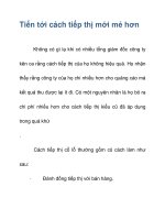 Tiến tới cách tiếp thị mới mẻ hơn ppt