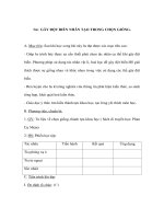 Giáo án Sinh học 9 - GÂY ĐỘT BIẾN NHÂN TẠO TRONG CHỌN GIỐNG ppt