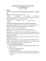 Đề thi lớp 5 Huyện Nga Sơn: 2009 - 2010