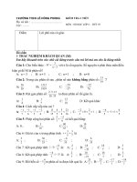 kiểm tra tiết 93 Số học 6