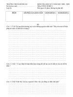 THI HKII CÔNG NGHỆ 8