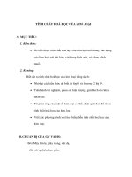 Giáo án Hoá 9 - TÍNH CHẤT HOÁ HỌC CỦA KIM LOẠI pps