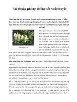 Bài thuốc phòng chống sốt xuất huyết docx