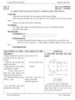 T60 - $5 Diện tích xung quanh của hình lăng trụ đứng