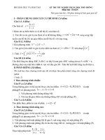 Đề luyện thi TN và ĐH (1)