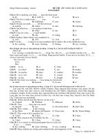 Đề thi đề nghị HK2 AV 8 đề 4