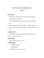 Vật lý 6 - SỰ NÓNG CHẢY VÀ SỰ ĐÔNG ĐẶC ( tiếp theo ) pptx