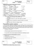 De kiem tra 1 tiet Anh 9( tiet 59)