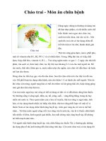 Cháo trai - Món ăn chữa bệnh potx