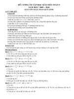 De cuong HKII Toan 9