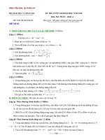 Đề tham khảo Toán Đại Học 2010 số 1