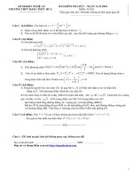 KIểm tra Toán 11A lần 2 pot