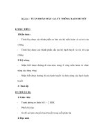 Sinh học 8 - TUẦN HOÀN MÁU và LƯU THÔNG BẠCH HUYẾT doc