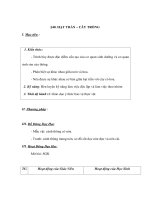 Sinh học 6 - HẠT TRẦN – CÂY TRỒNG doc