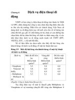 Phân tích chất lượng hoạt động cung cấp dịch vụ viễn thông, chương 6 ppt