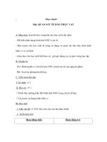 Sinh học 9 - QUAN SÁT TẾ BÀO THỰC VẬT ppt