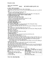 Bài 22: Hệ Thống Điện Quốc Gia (Bài giảng giáo viên dạy giỏi)