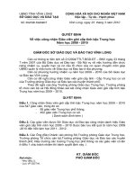 Giáo viên giỏi cấp tỉnh bậc Trung học Năm học 2009 - 2010