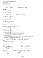 Ôn tập HKII toán 10 (Cơ bản)