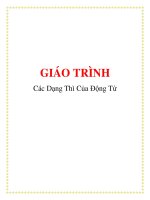 Các dạng thì của động từ doc