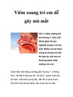 Viêm xoang trẻ em dễ gây mù mắt ppsx