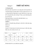 tính toán thiết kế nhà cao tầng ( viện y học các bệnh lâm sàn nhiệt đới ), chương 17 potx