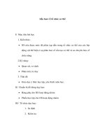 Sinh học 7 - Tiến hoá về tổ chức cơ thể pptx