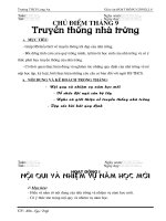 Giáo án Hoạt động ngòa giờ 6