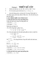 thiết kế khung ngang nhà xưởng 1 tầng, một nhịp, chương 4 pdf